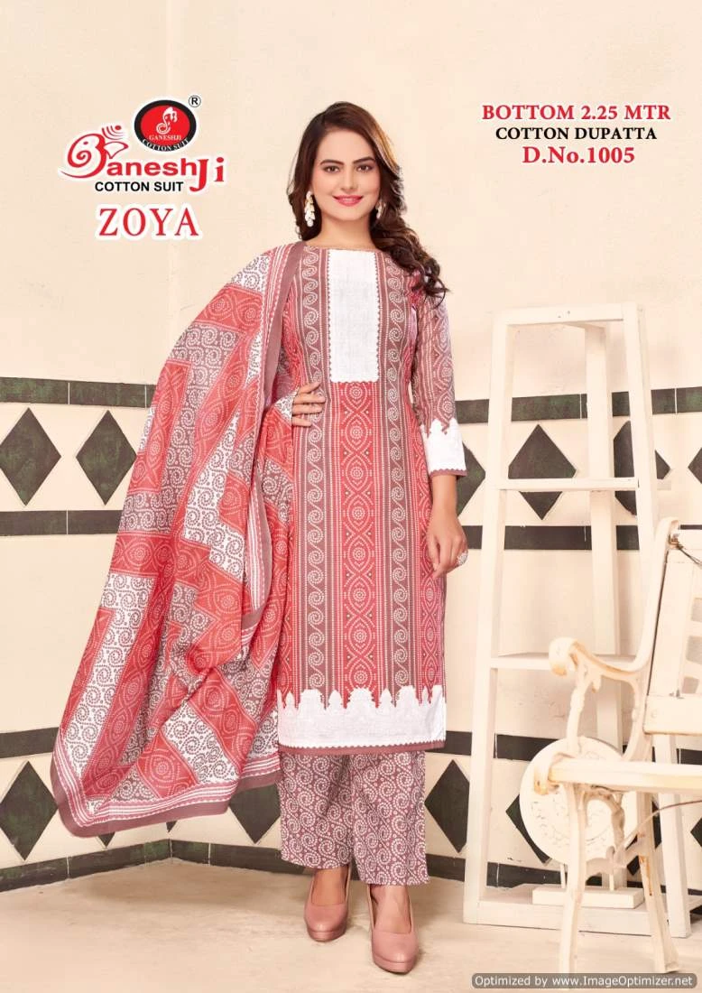 Ganeshji Zoya Vol-1 - Dress Material